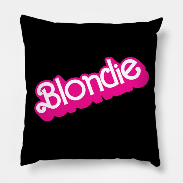 Blondie x Barbie Pillow by 414graphics