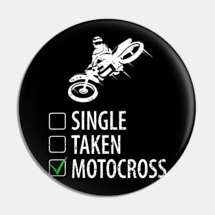 Motocross Biker Freestyle Stunt Pin