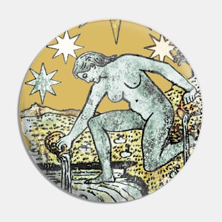 The Star - Major Arcana Tarot Card Pin