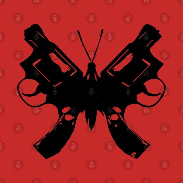 Butterfly Revolvers by deancoledesign