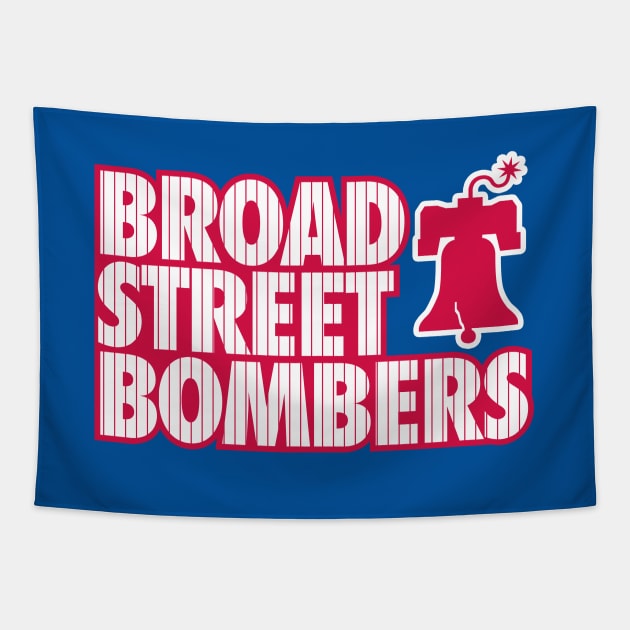 Broad Street Bombers 1 - Blue Tapestry by KFig21