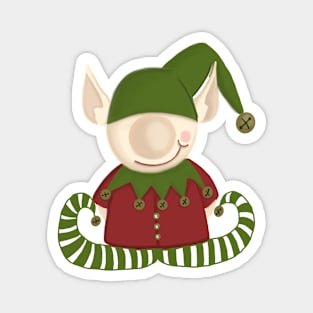 Christmas Holiday Elf Magnet
