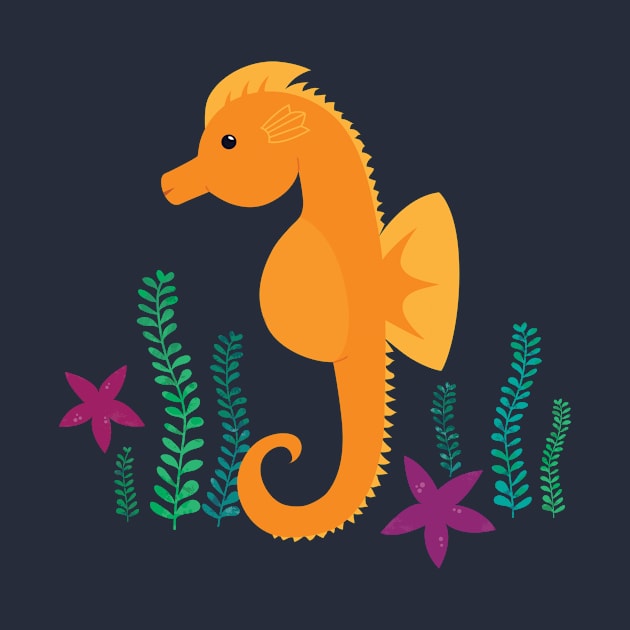 Little Seahorse by cate-rocket