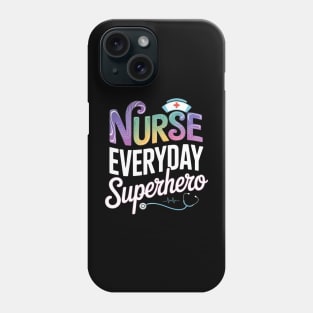 Nurse Every Day Superhero Coloring Phone Case