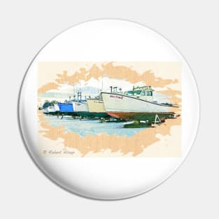 North Rustico Fishing Boats PEI 1 Pin