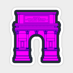 Arch of Titus (pink) Magnet