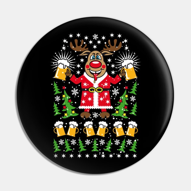 81 Reindeer Deer Rudolph Beer Santa Pin by Margarita7