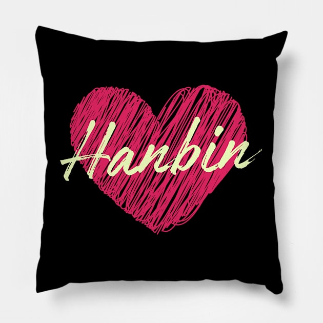 Hanbin Heart ZEROBASEONE Pillow by wennstore