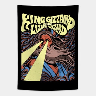 Psychedelic God King Gizzard & Lizard Wizard Tapestry