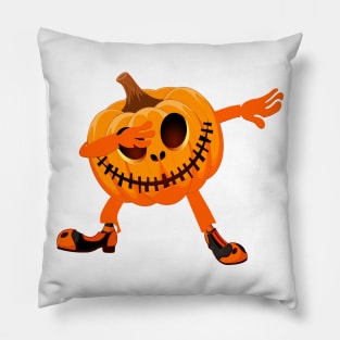 Halloween Shirts For Boys Kids Dabbing Pumpkin Pillow