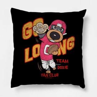 Funny Cute Doxie Dachshund Dog Football Pillow