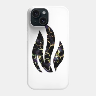 Black and Violet Marble Phone Case