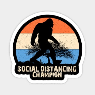 Bigfoot Social Distancing Champion Magnet