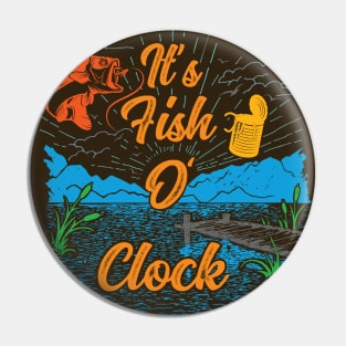 Fish-O-Clock Pin