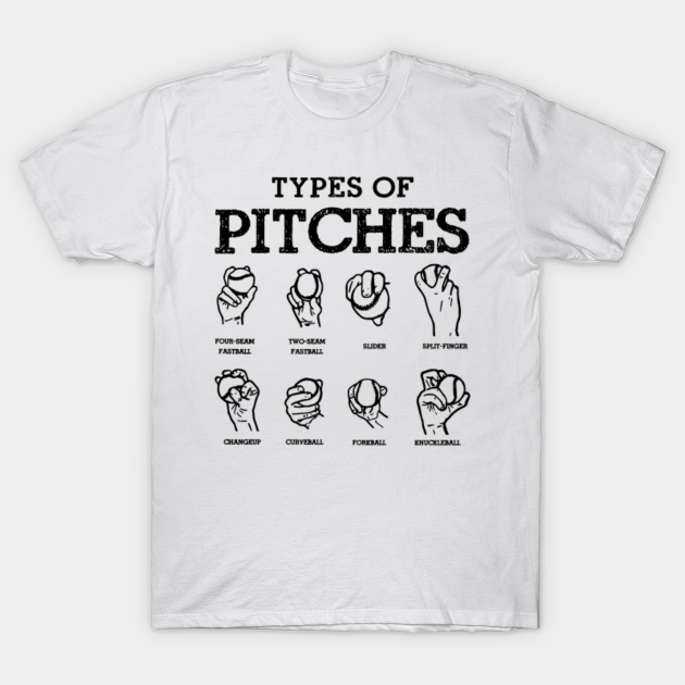 TYPES OF PITCHES BASEBALL - Baseball - T-Shirt