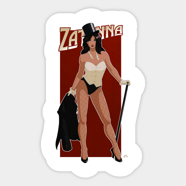 Zatanna Young Justice Adesivo Teepublic It Veja mais ideias sobre adesivo notebook, adesivos, mac adesivos. teepublic