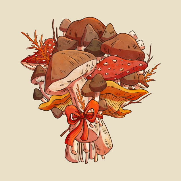 Mushroom Bouquet by Victoria Hamre