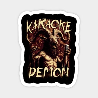 Karaoke Demon (no background) Magnet