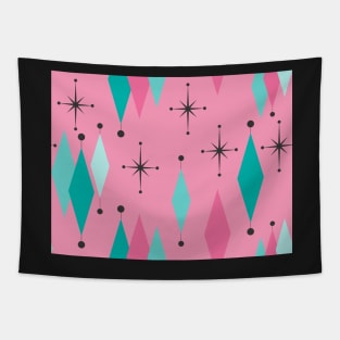 Atomic Cafe Diamonds & Stars Tapestry