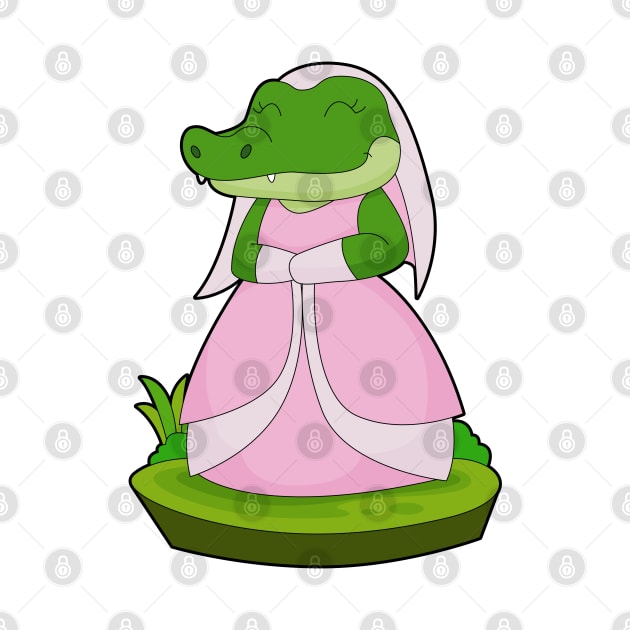 Crocodile Bride Veil Wedding by Markus Schnabel