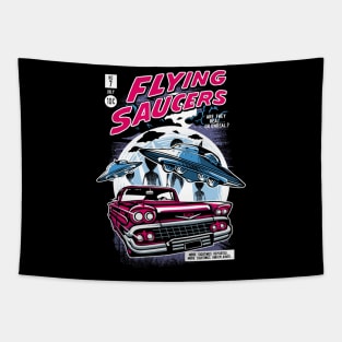 flying saucers Tapestry