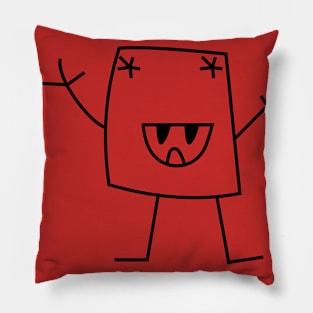 "Square Man" by Yasirah Pillow