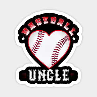 Uncle Baseball Team Family Matching Gifts Funny Sports Lover Player Magnet