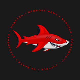 Virginia Beach Mako Circle T-Shirt