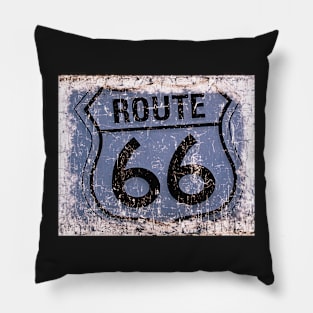 route 66 shield Pillow