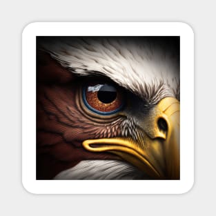 USA, Bald Eagle, America, American Flag, Magnet