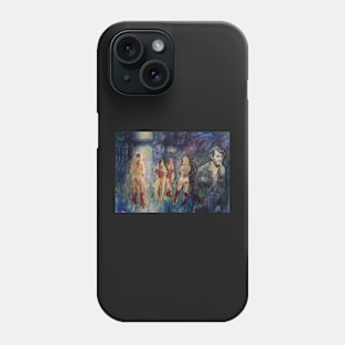 Old town haunted red light district Phone Case