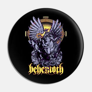 Behemoth Monster Logo Pin