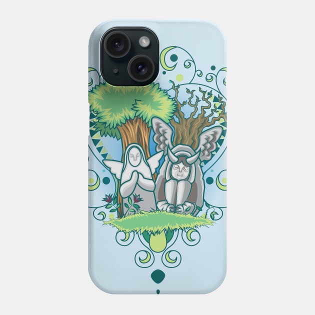 Good & Evil Phone Case by ArelArts