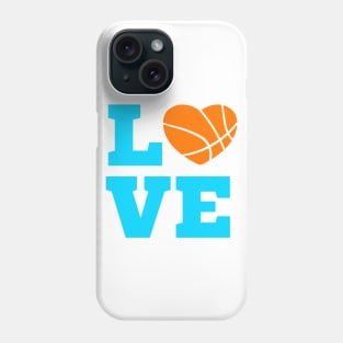 Love Basketball heart Phone Case