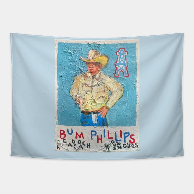 Bum Phillips Tapestry by ElSantosWorld