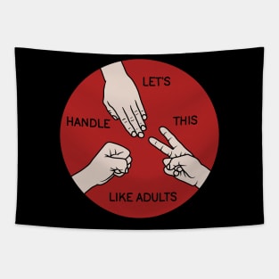 Rock paper scissors Tapestry