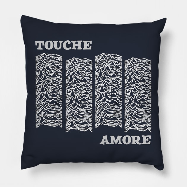 touche amore Pillow by Aiga EyeOn Design