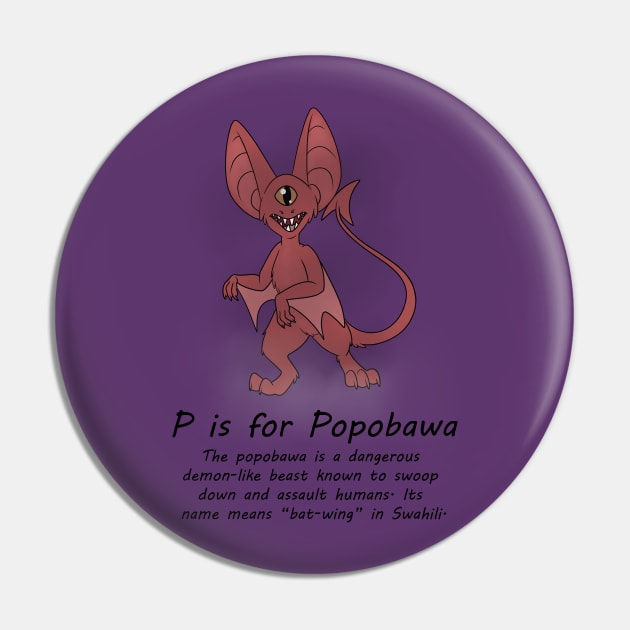 Popobawa Pin by possumtees