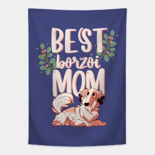 Borzoi-Mom Tapestry