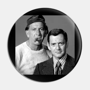 Oscar Madison And Felix Unger The Odd Couple TV Show 1970 Pin