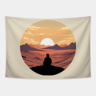 Samadhi, meditation, mindfulness, nature Tapestry