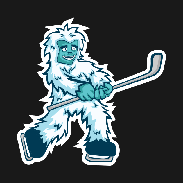 Yeti Ice Hockey Comic by JeZeDe