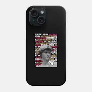 David sculpture pop-art design Phone Case