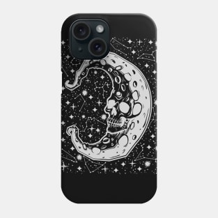 Crescent Moon Skull Phone Case