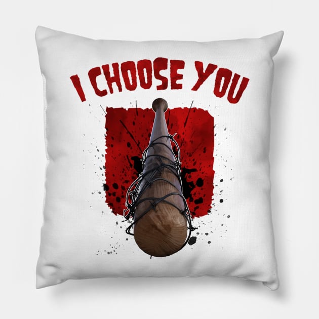 I choose you Pillow by Spilled Ink