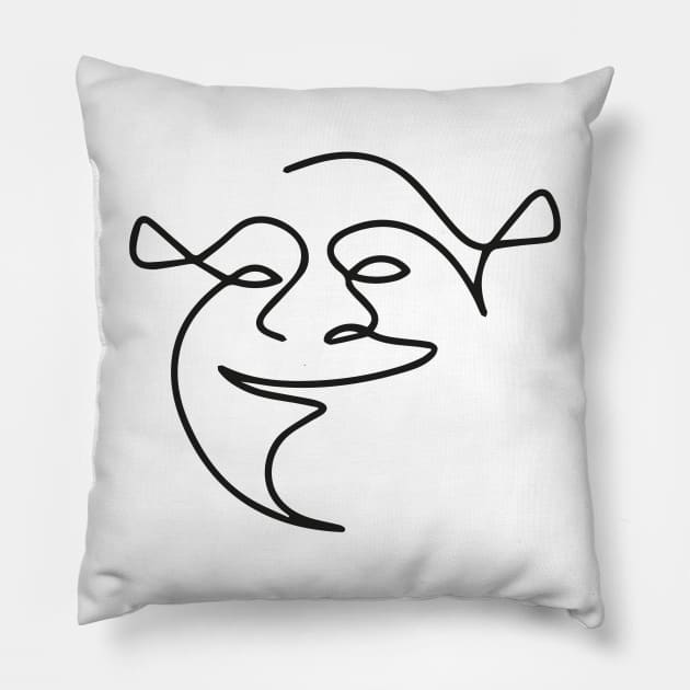 Shrek Pillow by MokeyDesign