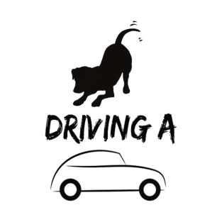 Dog Driving a Car T-Shirt