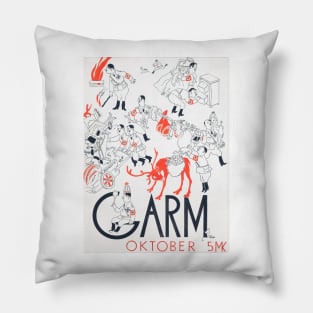 cover of garm magazine october 1944 - tove jansson Pillow