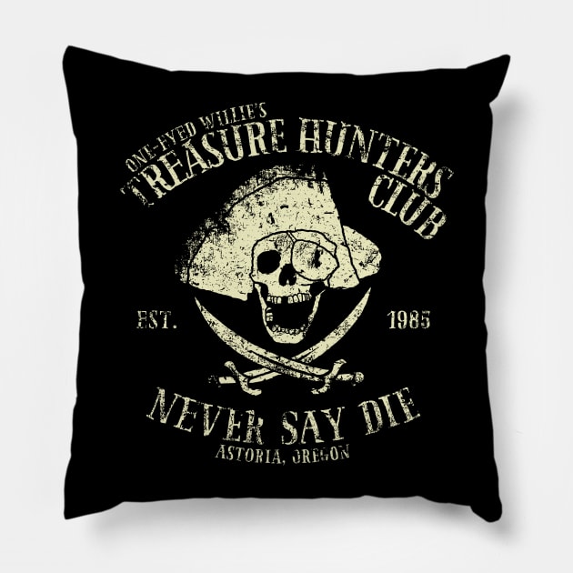 Treasure Hunters Club Pillow by alecxps