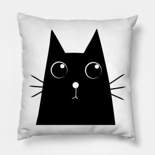 Kawai cat sticker_cute cat_neko Pillow